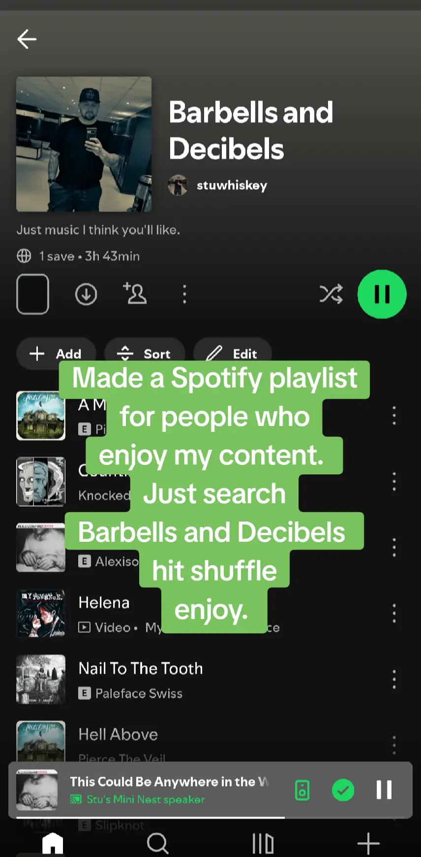 @Barbells and Decibels