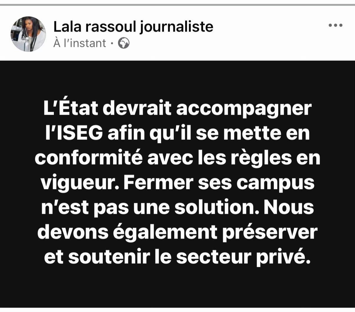 @lala rassoul journaliste