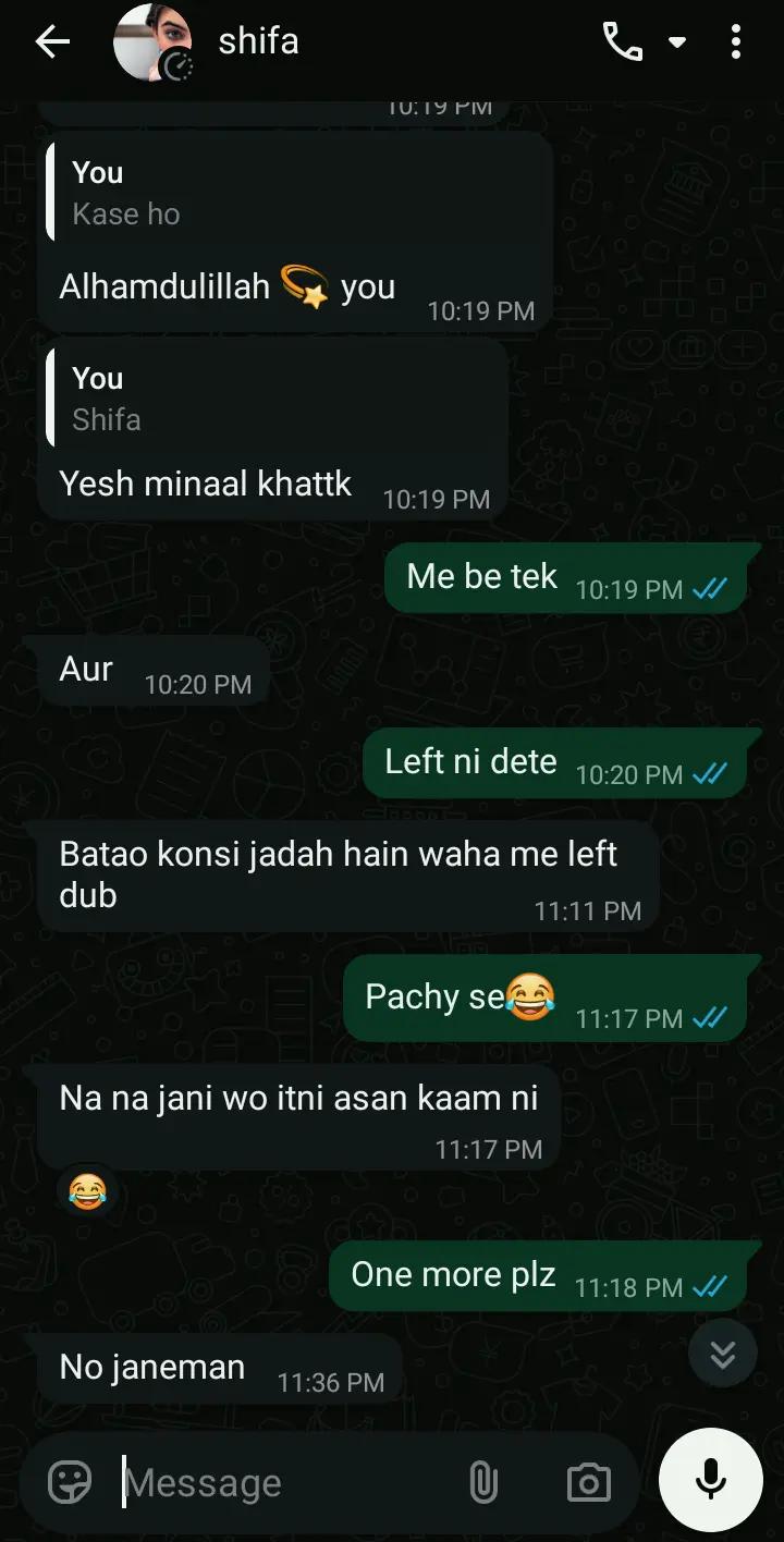 @Minaal khattak