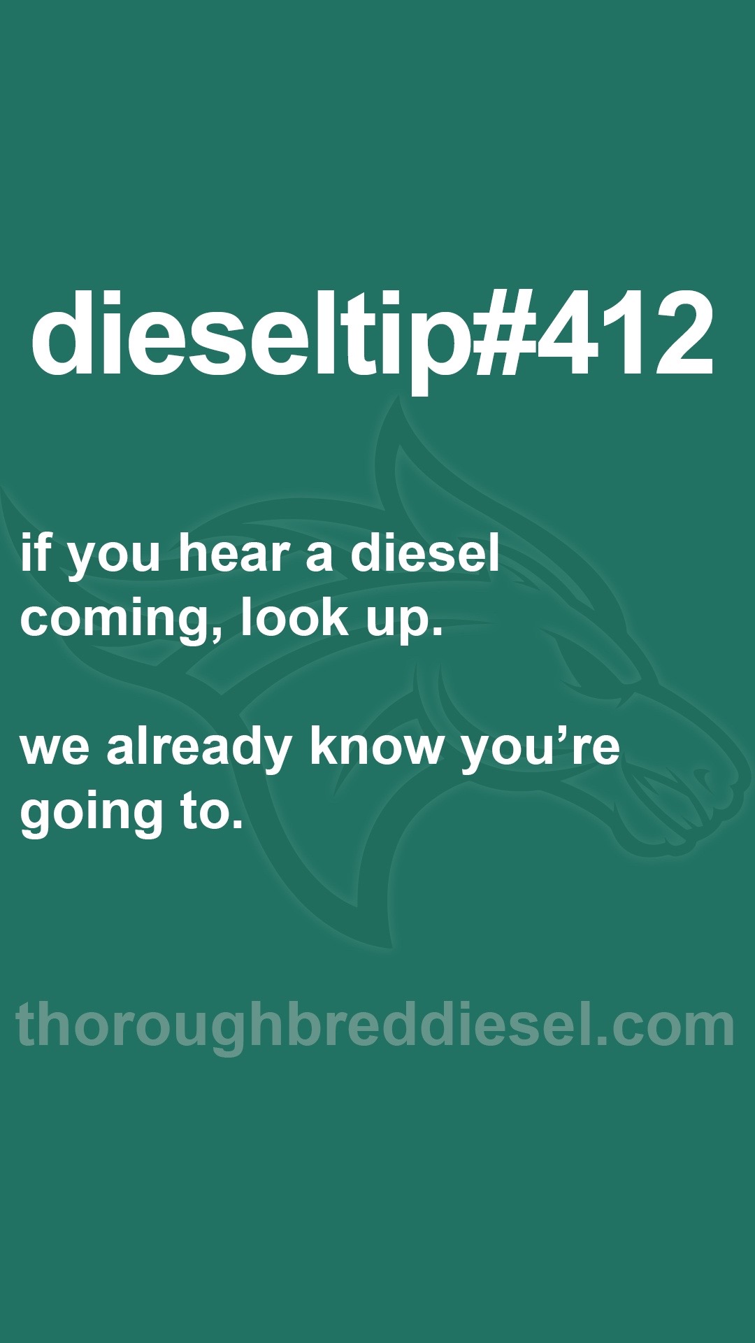@Thoroughbred Diesel