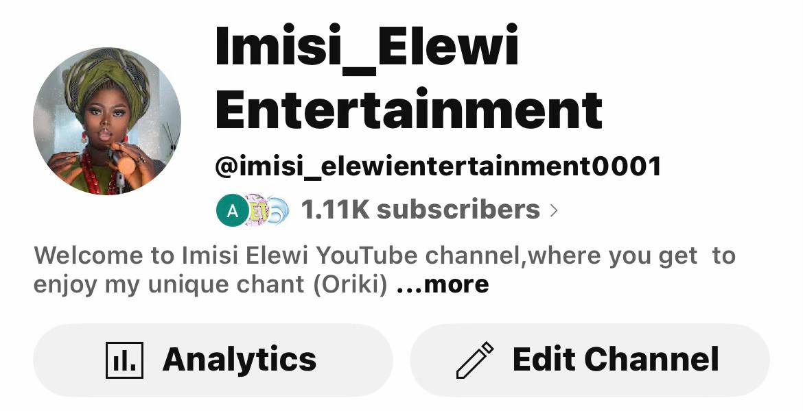 @IMISI ELEWI ENTERTAINMENT LTD