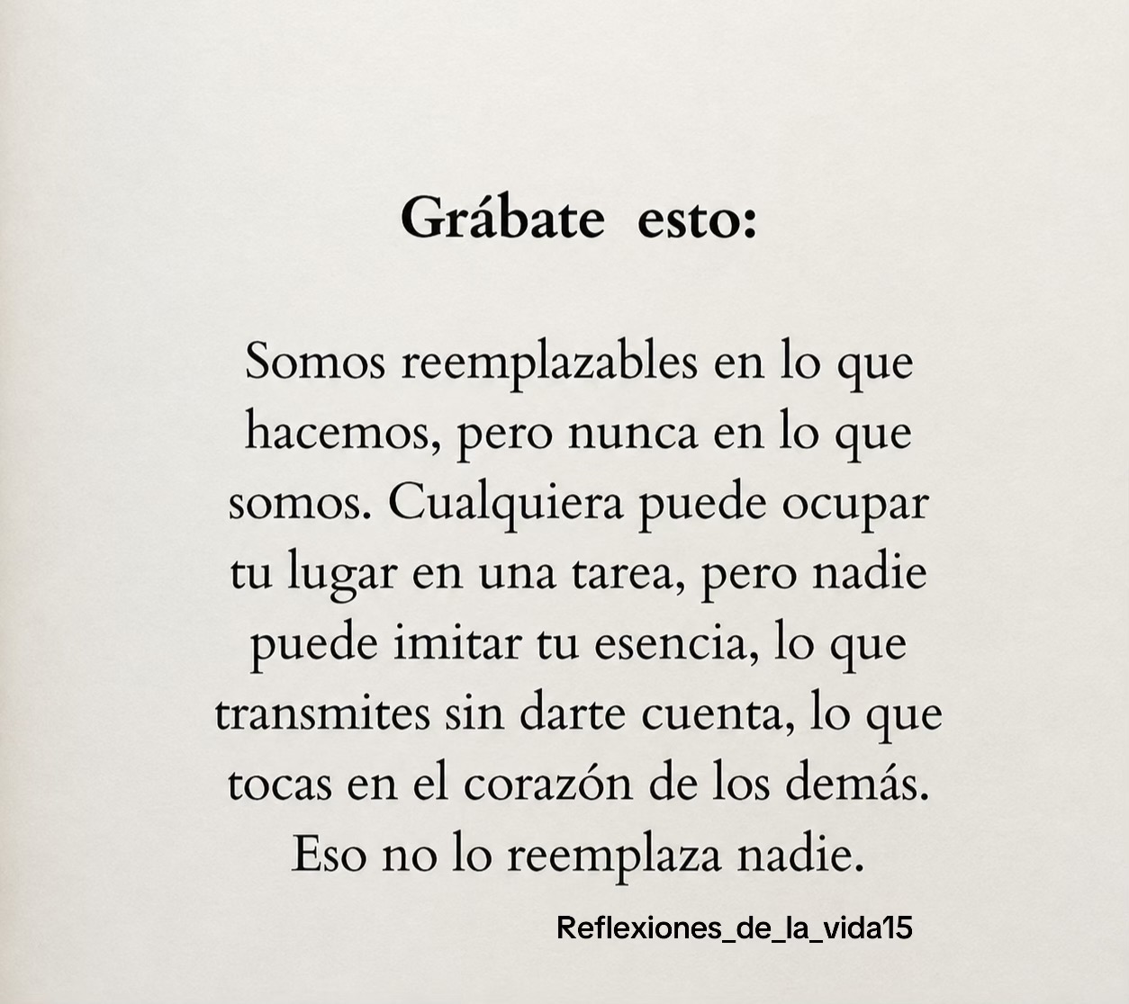 @Reflexiones de la vida