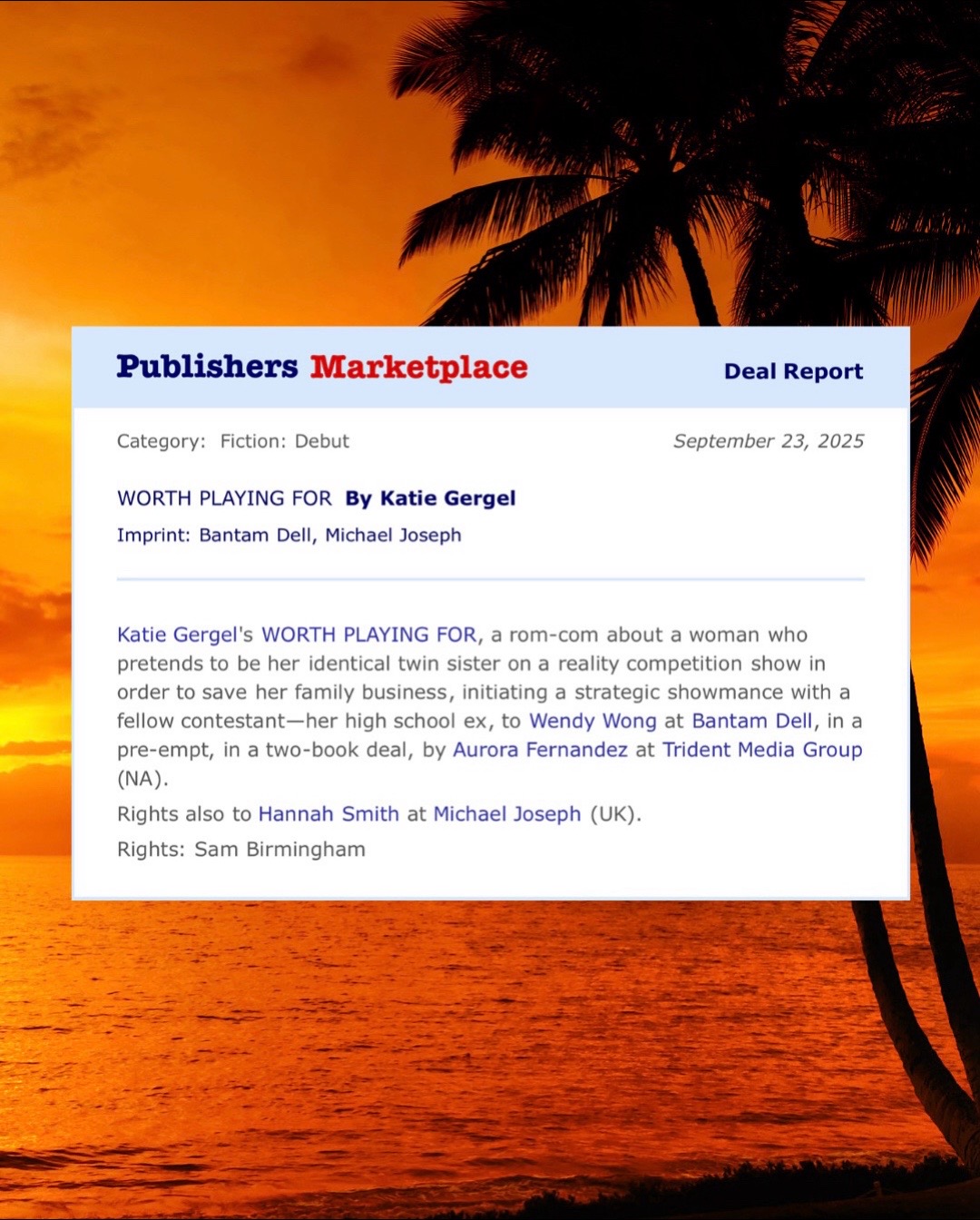 @Katie Gergel ✍️ Author