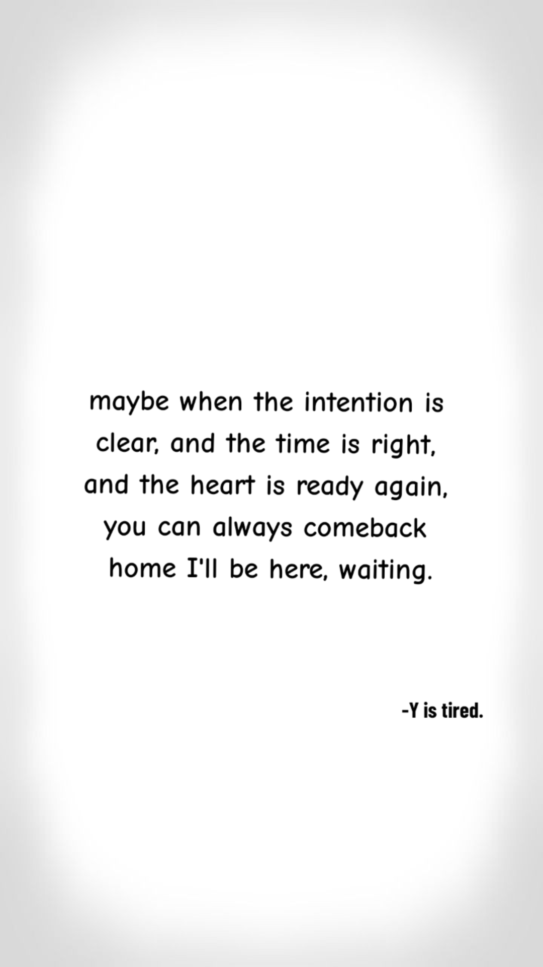 @Y is tired.