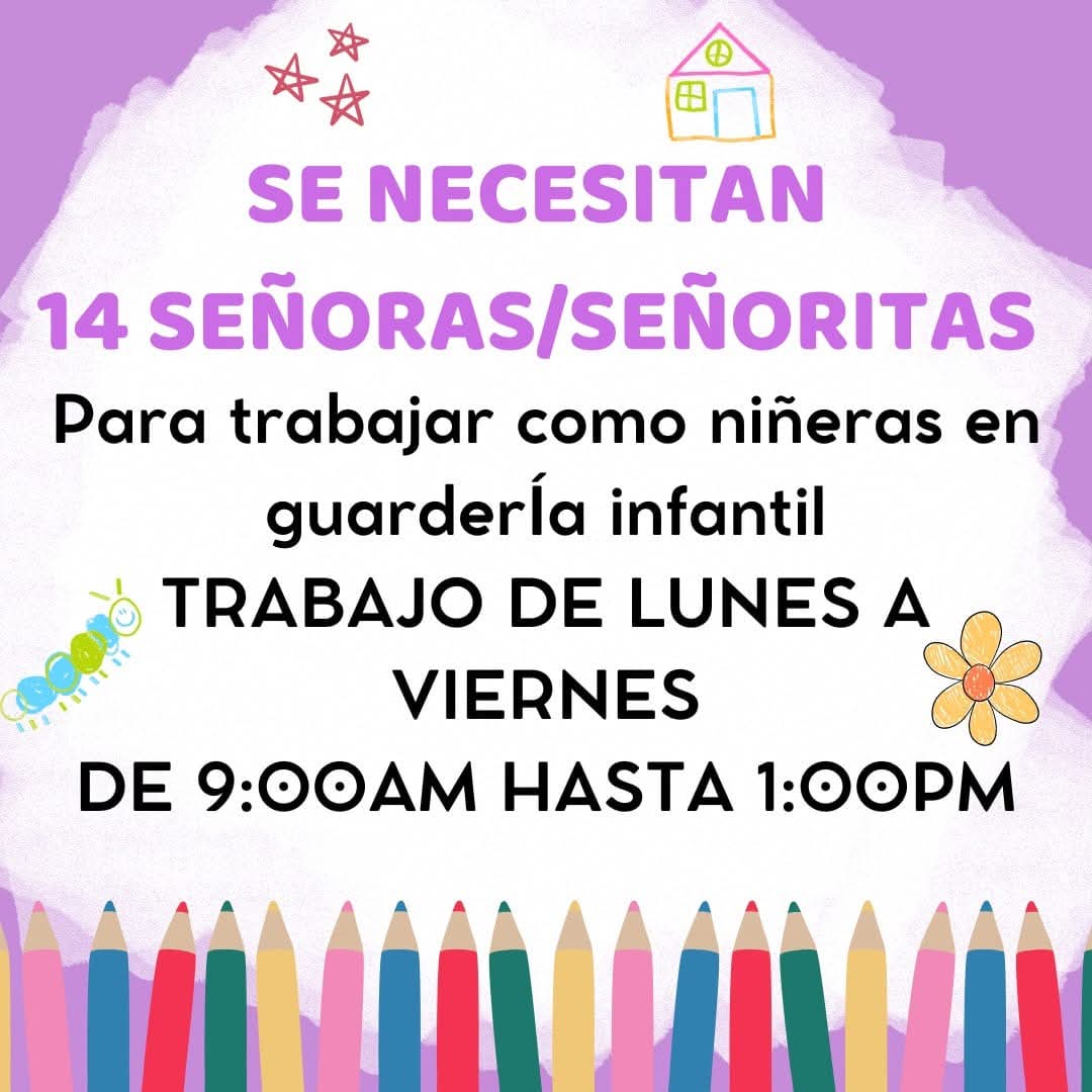 @trabajo si hay✅️
