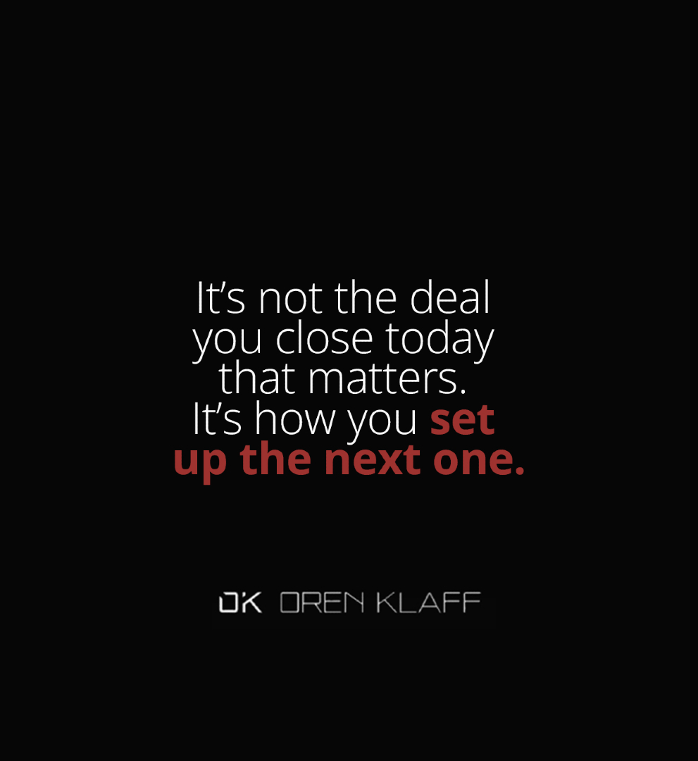@Oren Klaff