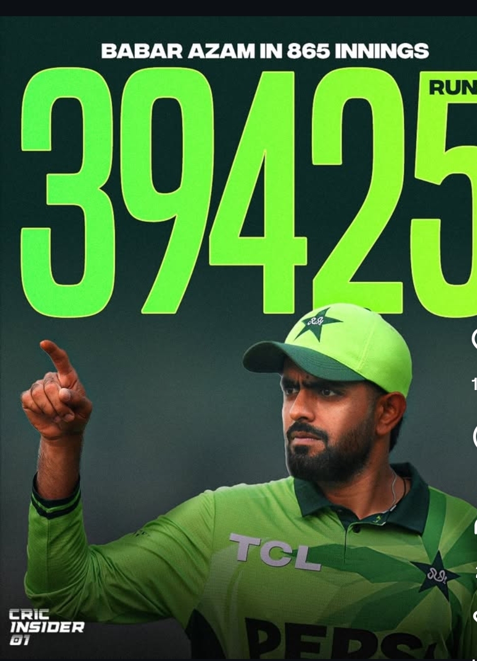 @Babar azam