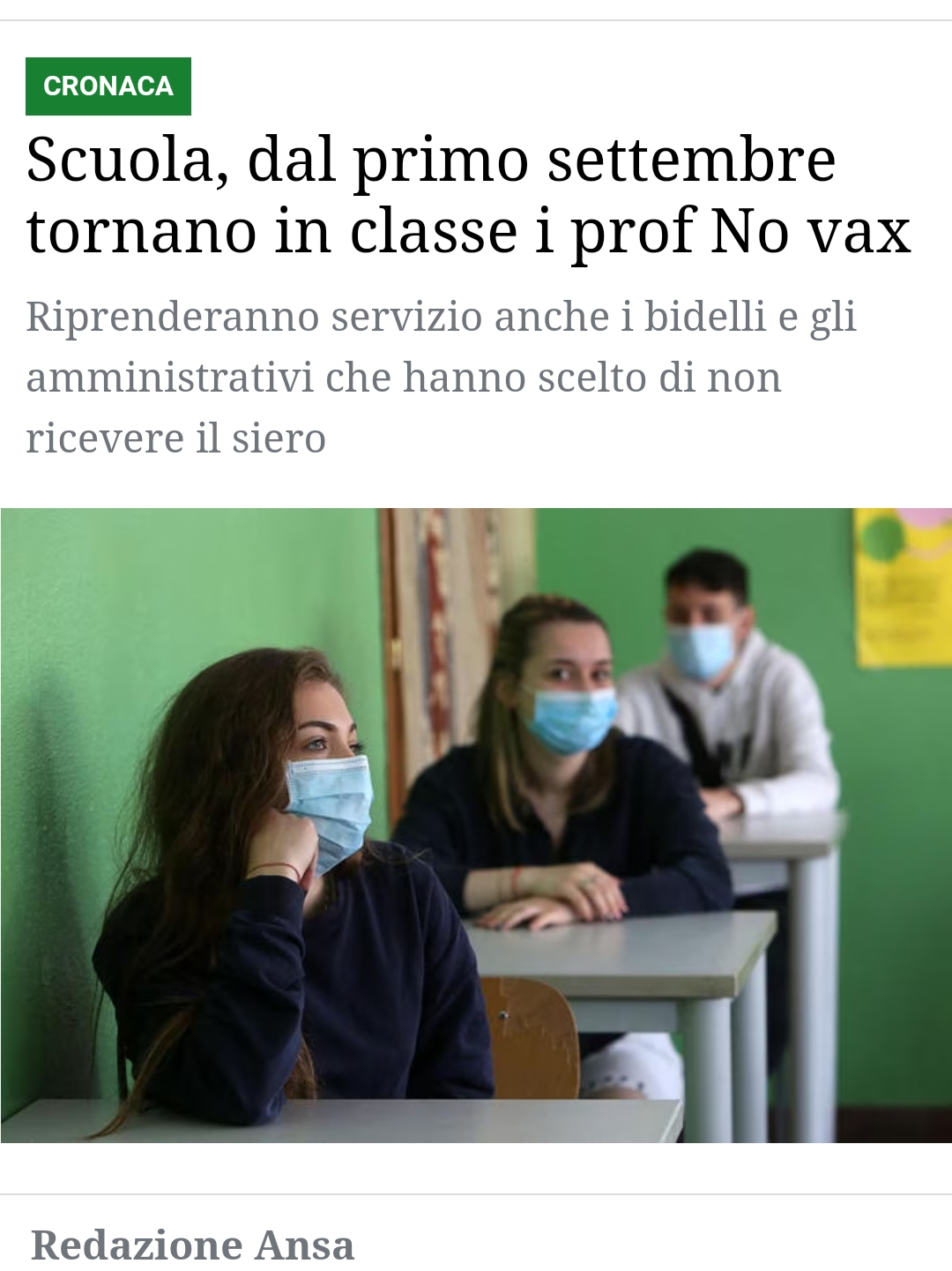 @NEWS AGGIORNATE
