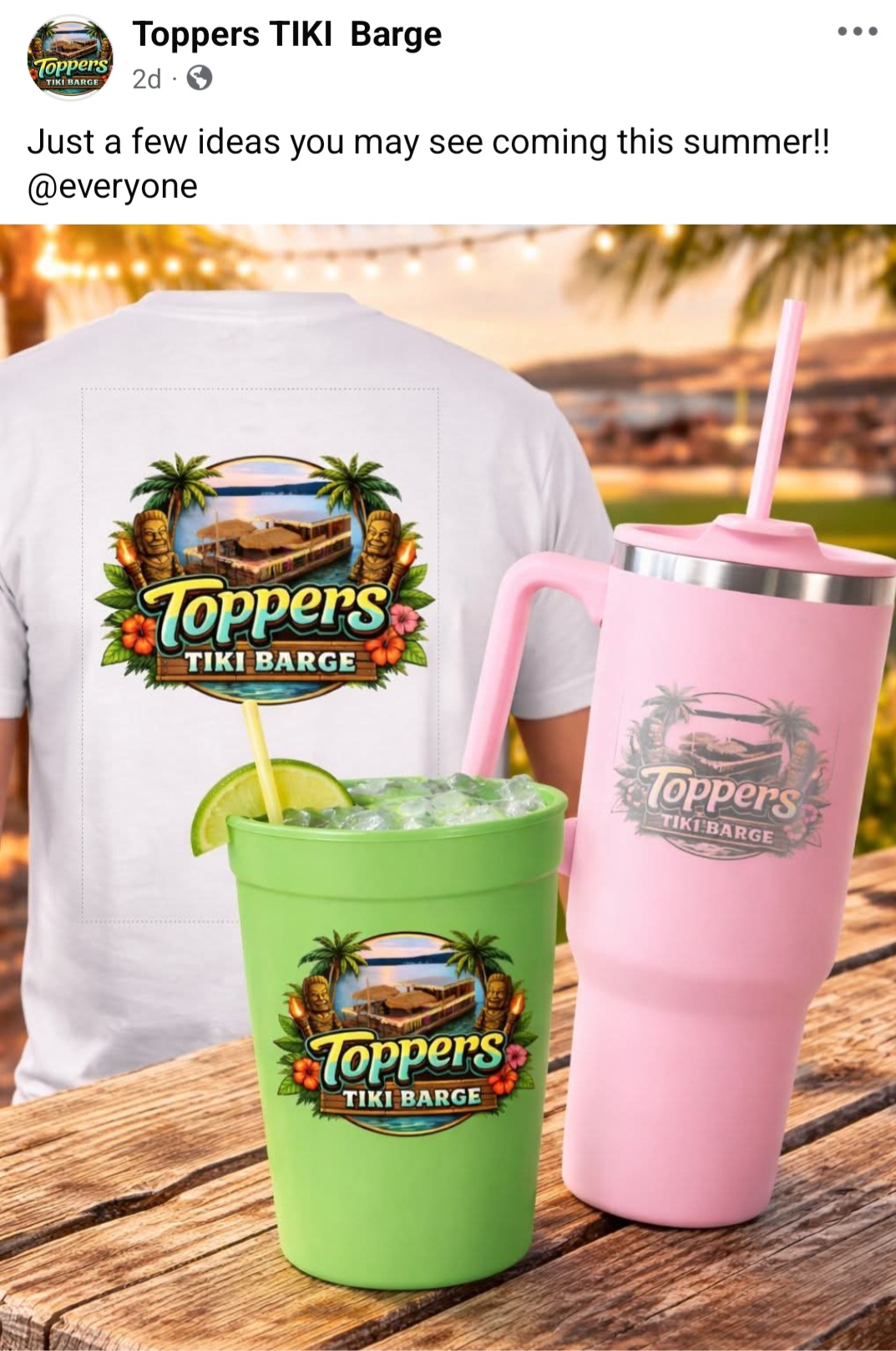 @Toppers Tiki Barge