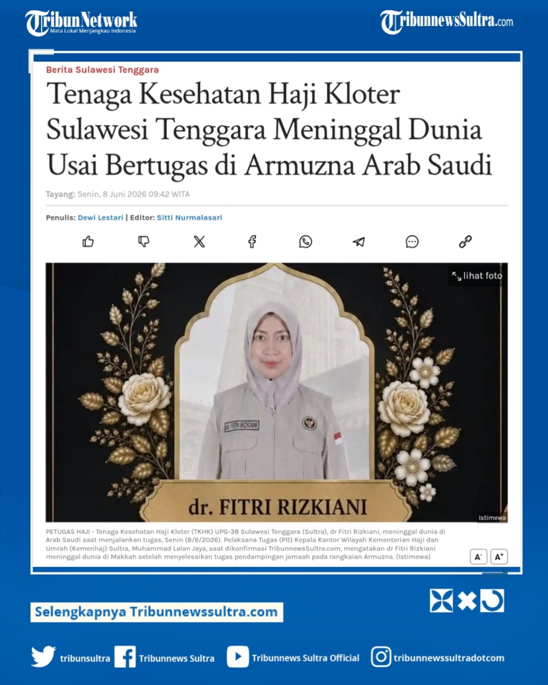 @Tribunnews Sultra Official