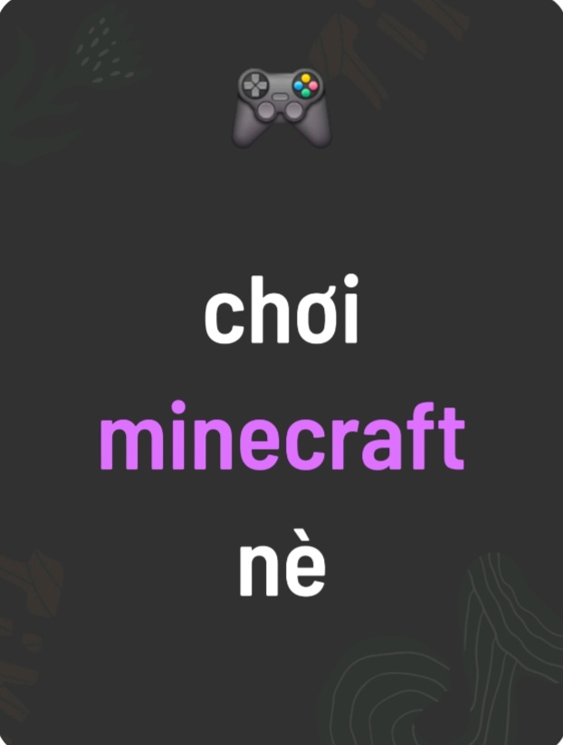 @️nghỉ chs minecraft đổi t&ecirc;n