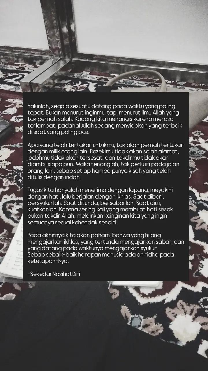 @Sekedar Nasihat Diri