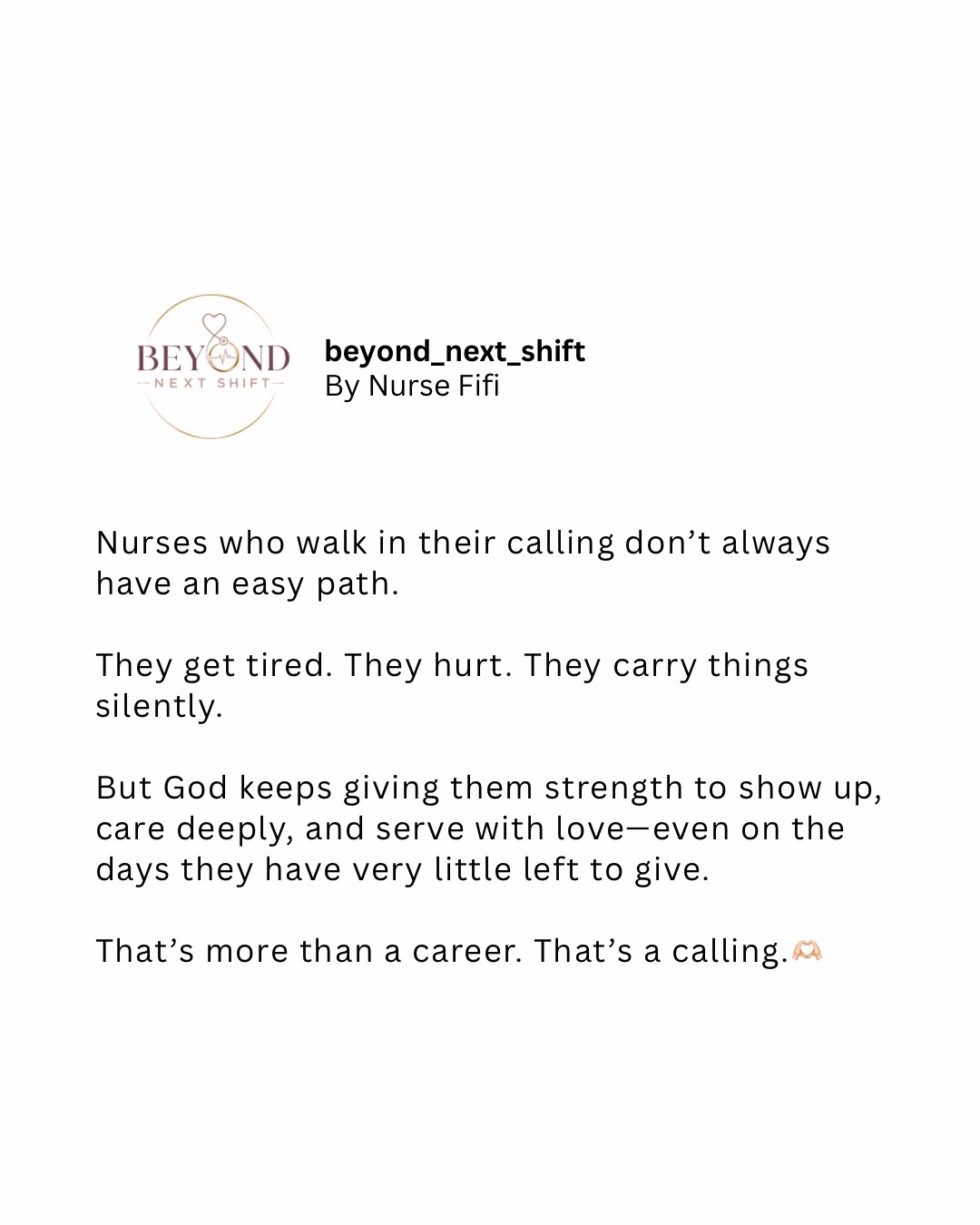 @💫 BEYOND THE NEXT SHIFT ♾️ 🩺