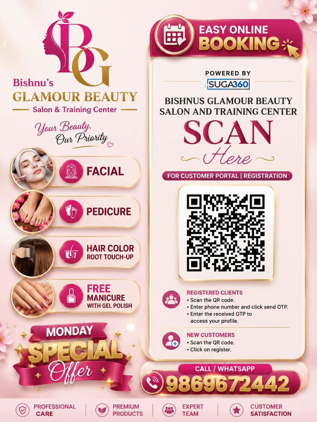 @Bishnu glamour beautysaloon