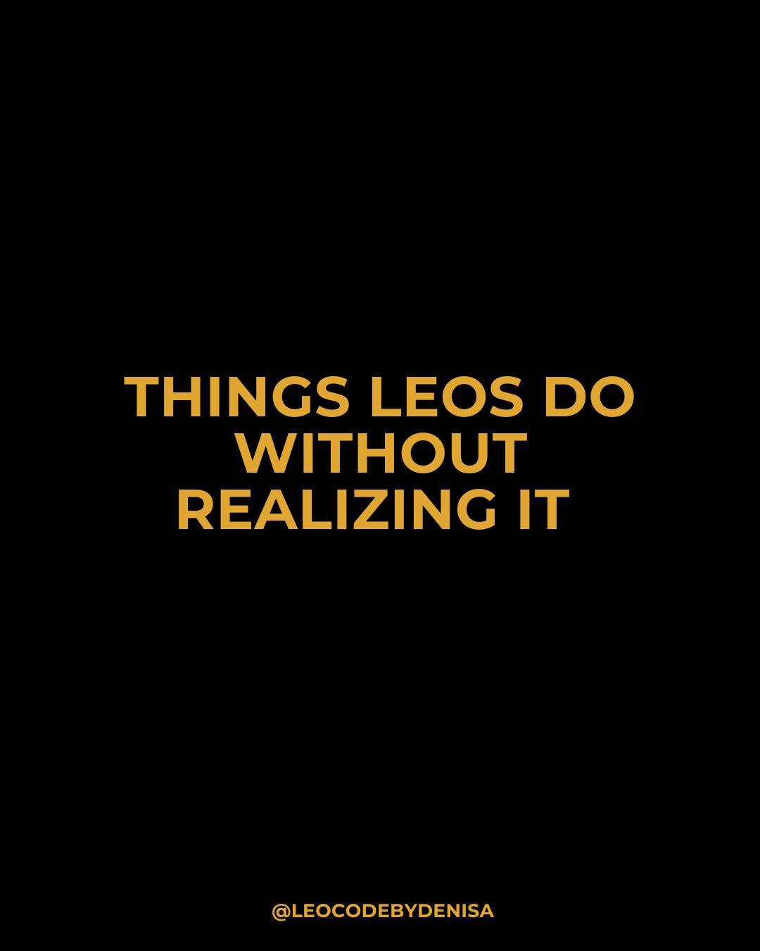 @Leo Code By Denisa