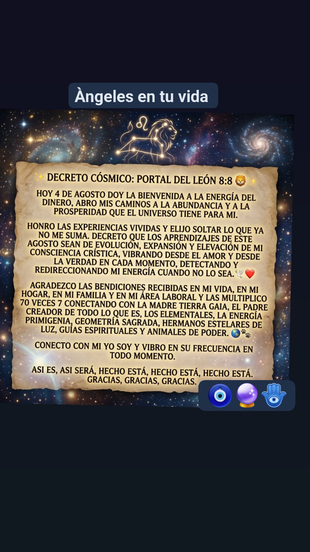 @&Aacute;ngeles en tu vida