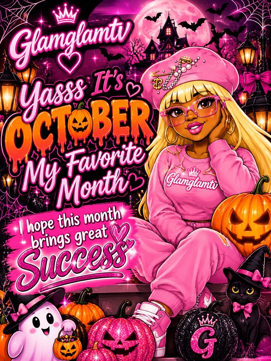 @glamglamtv 🩷🖤🩷🖤