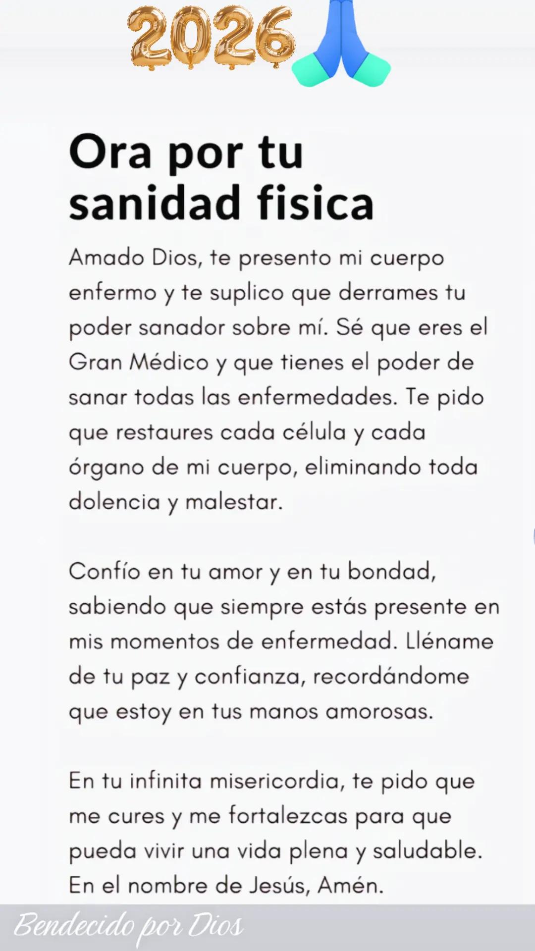 @Bendecido por Dios