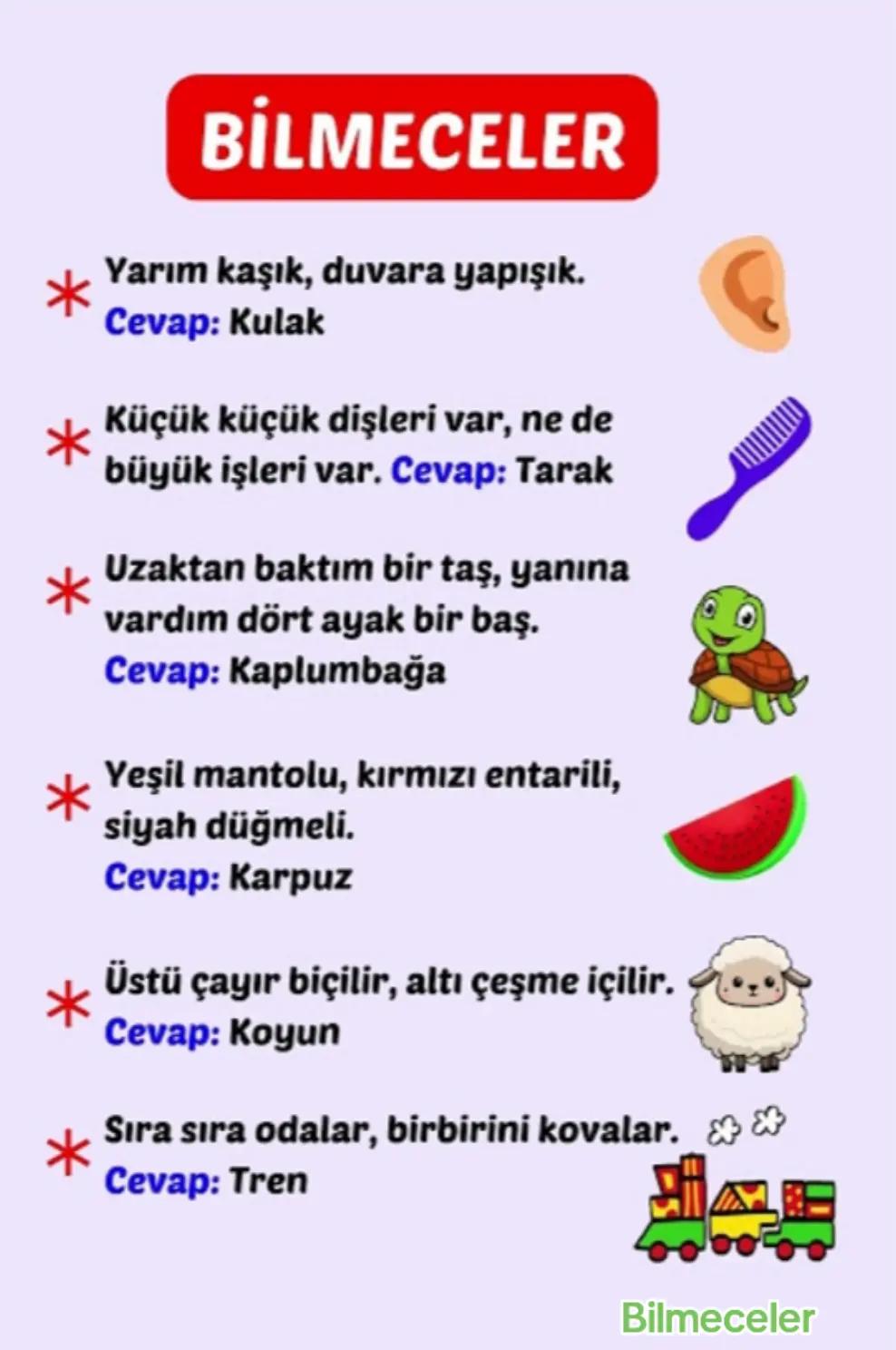 @Onur Çayğaracı 🌼Bilmeceler