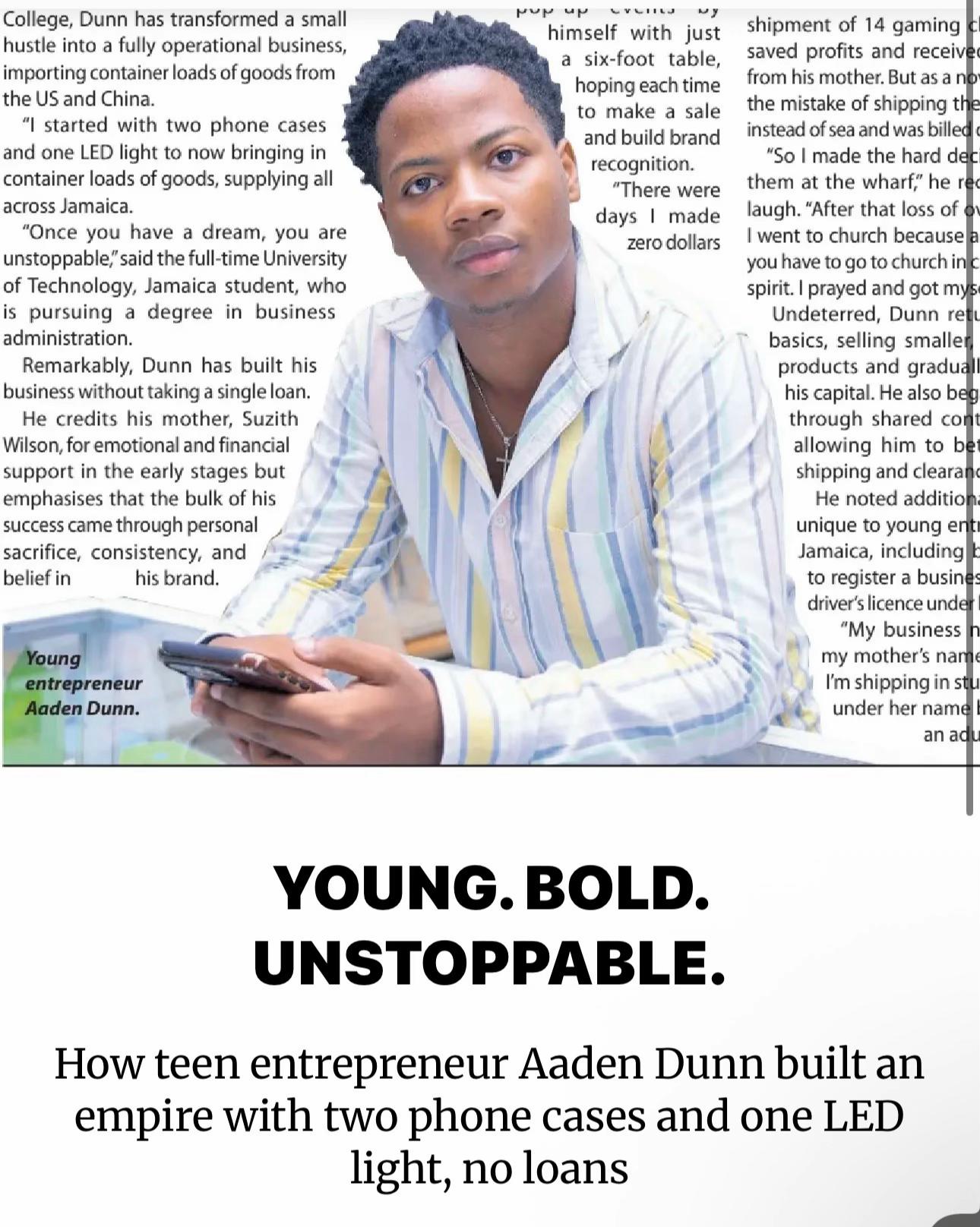 @Unstoppable enterprises!