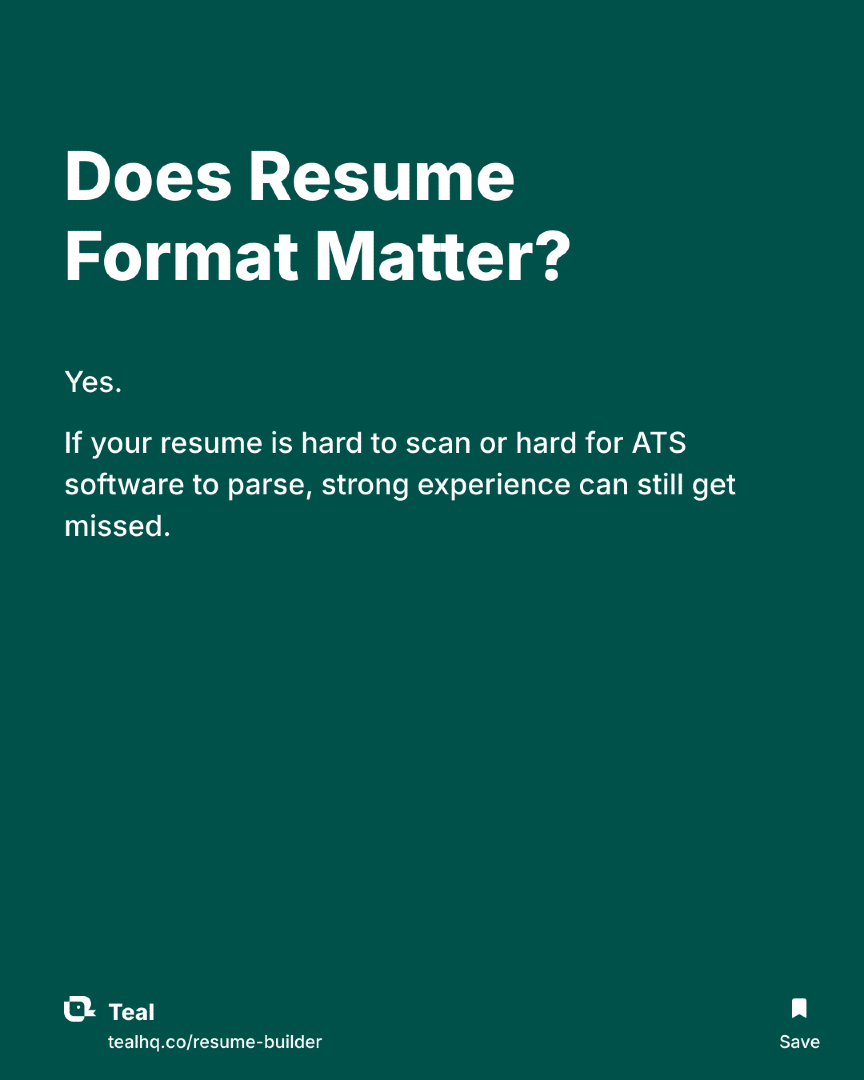 @Teal | Job Search Tips