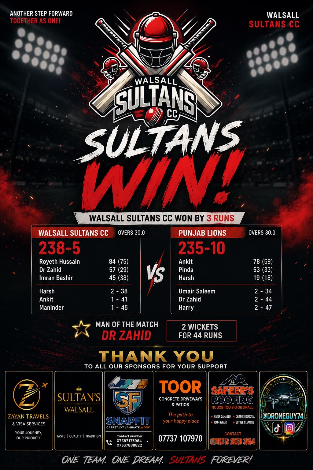 @Walsall Sultans cc