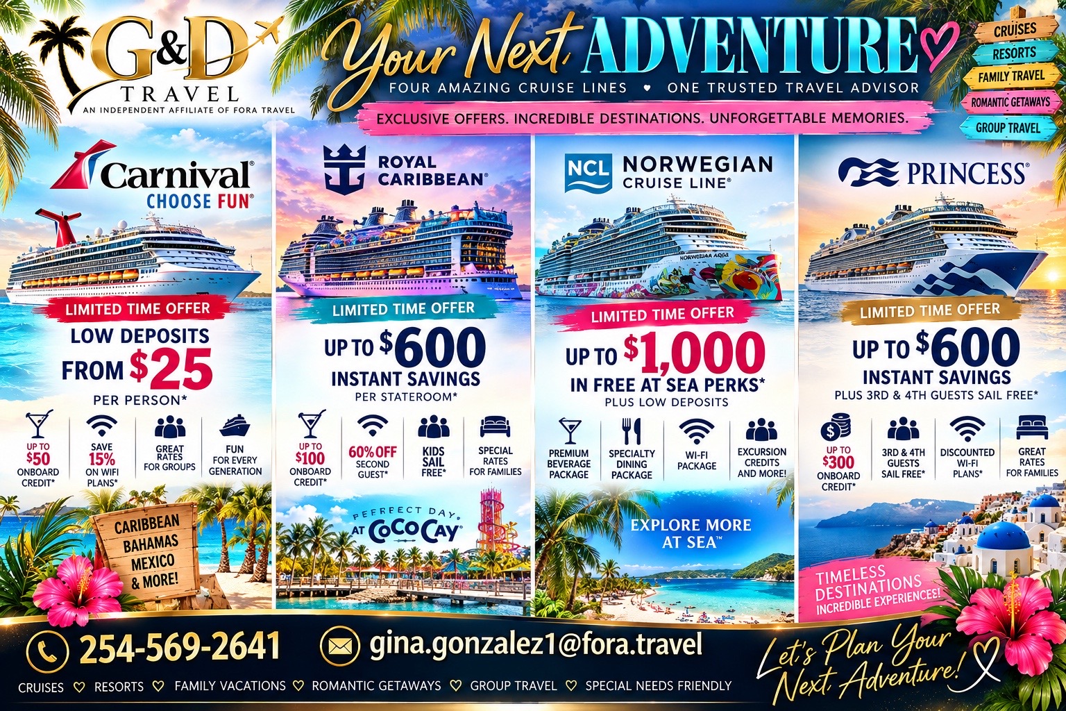 @G & D Travel ✈️🛳️🚆