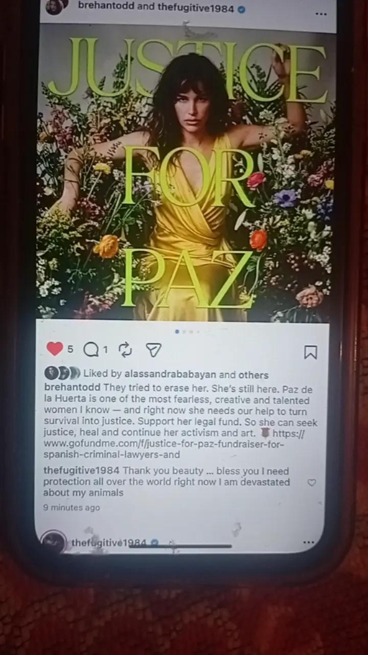 @paz de la Huerta