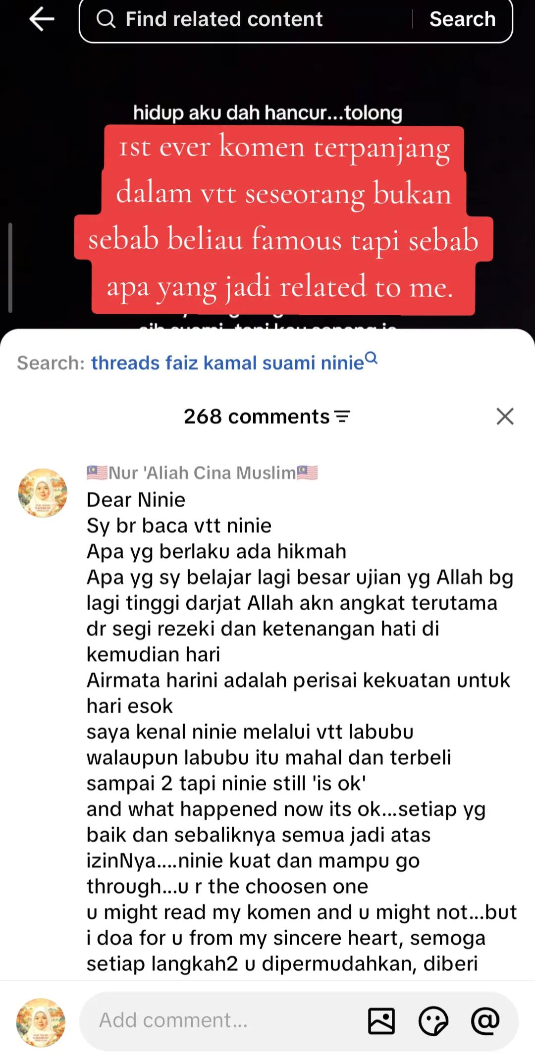 @🇲🇾Nur 'Aliah Cina Muslim🇲🇾