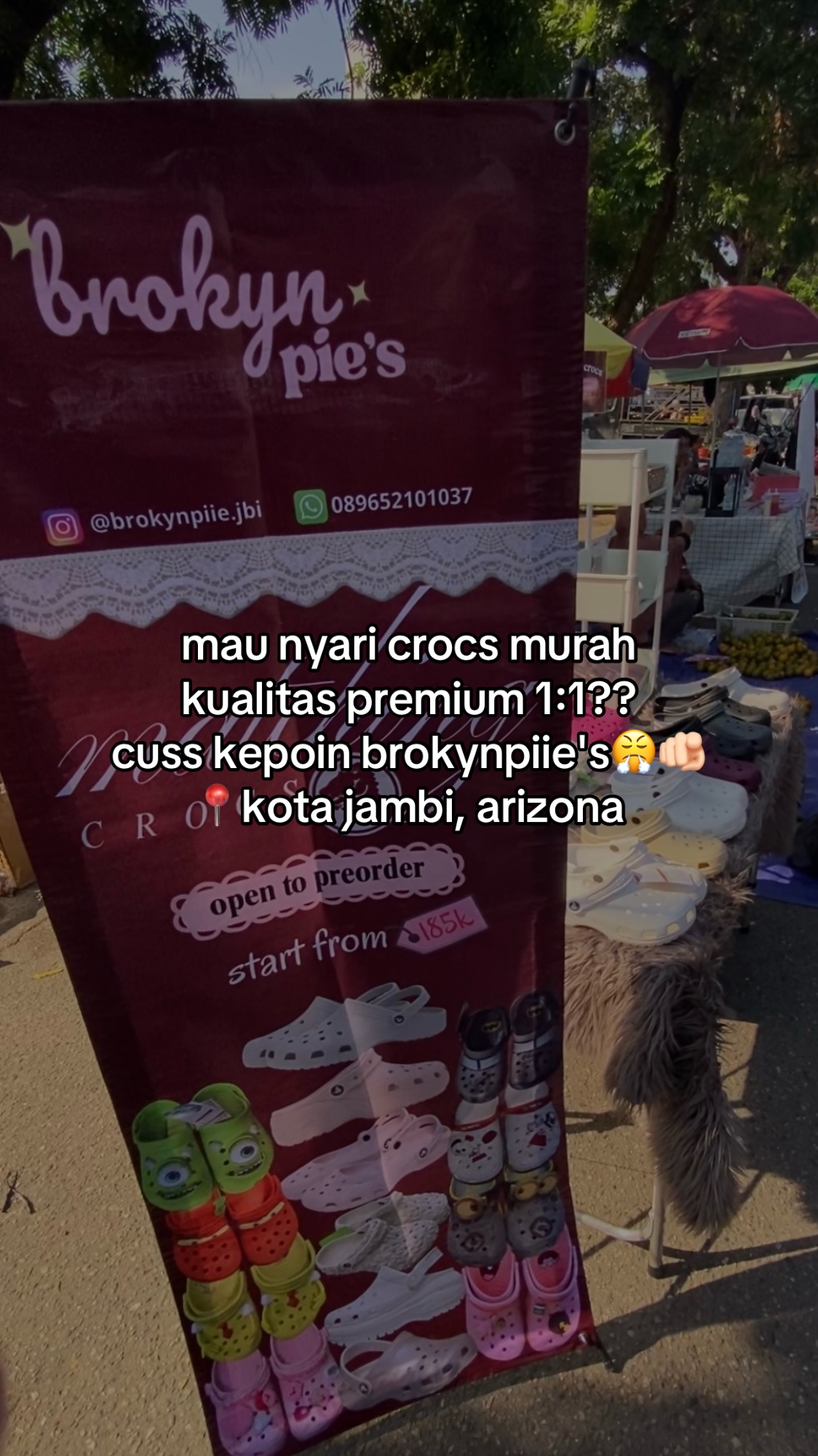 @matching crocs!