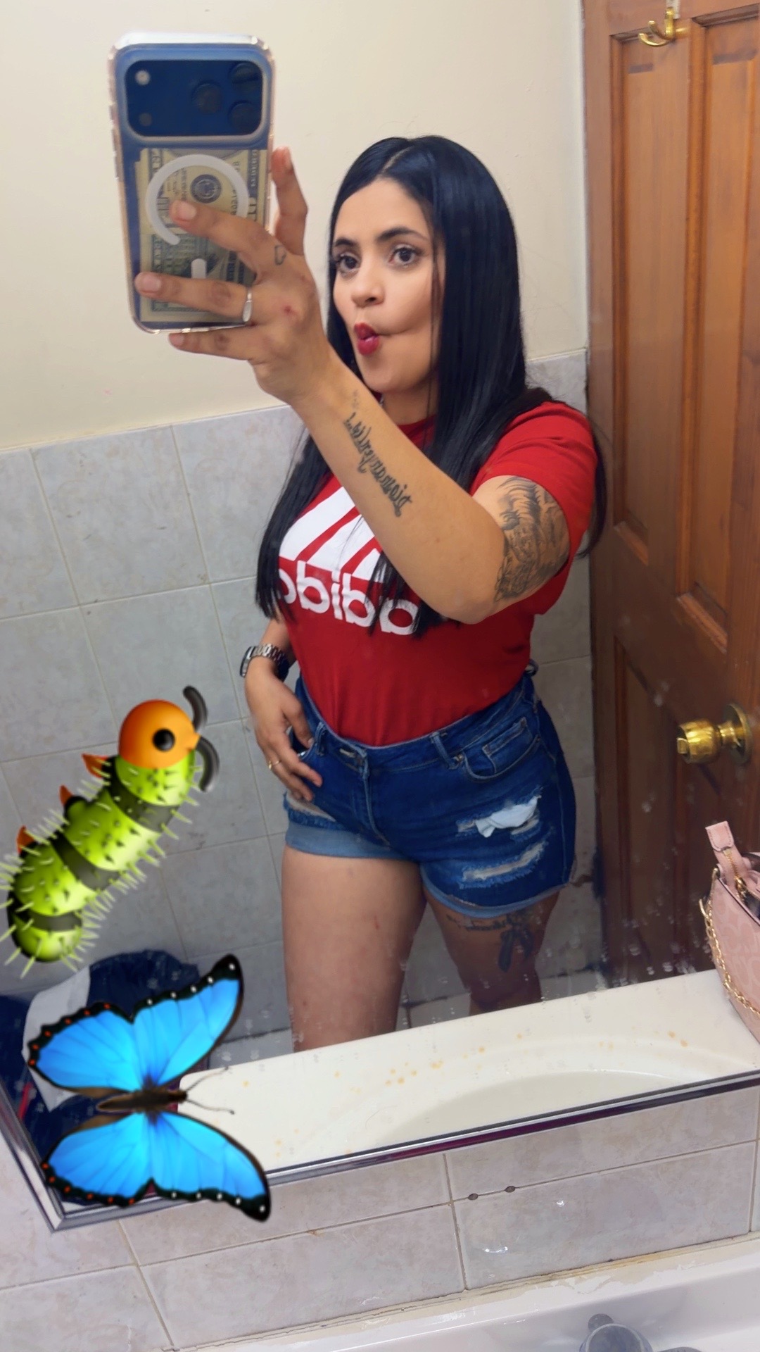 @🐛🦋❤️&zwj;🩹🤞🏼👑💋💄