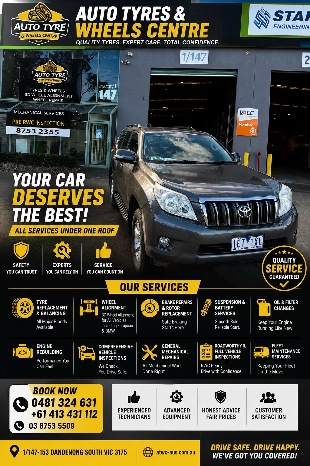 @Auto Tyres And Wheels Center