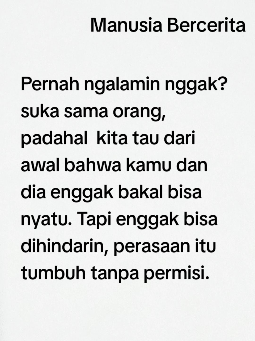 @Manusia Bercerita