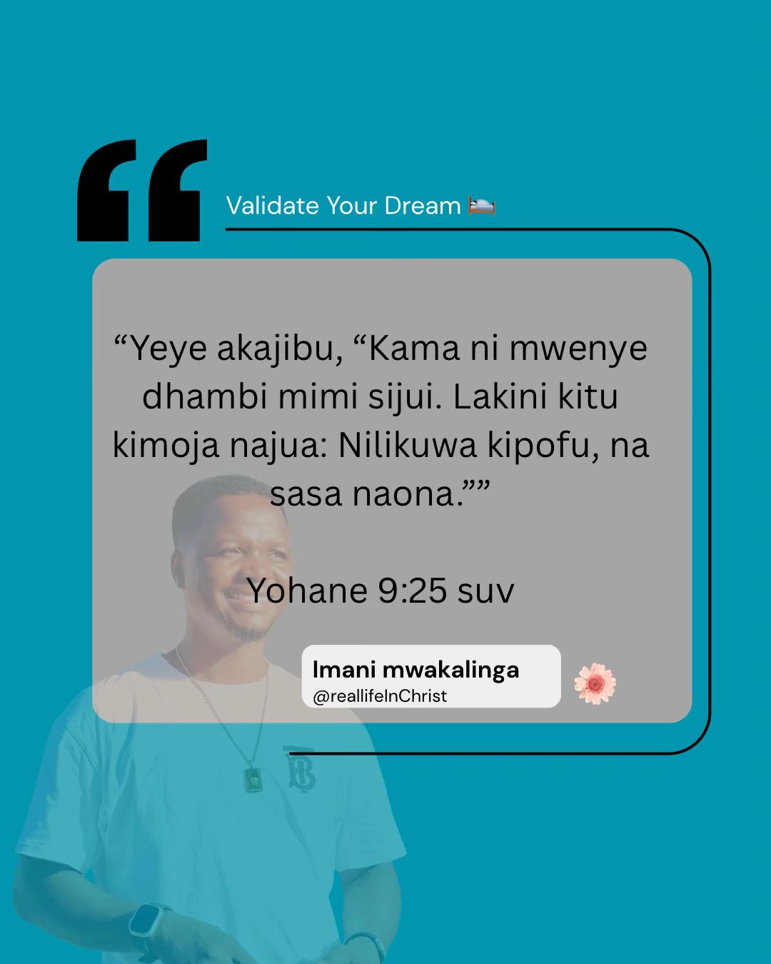 @Imani Mwakalinga