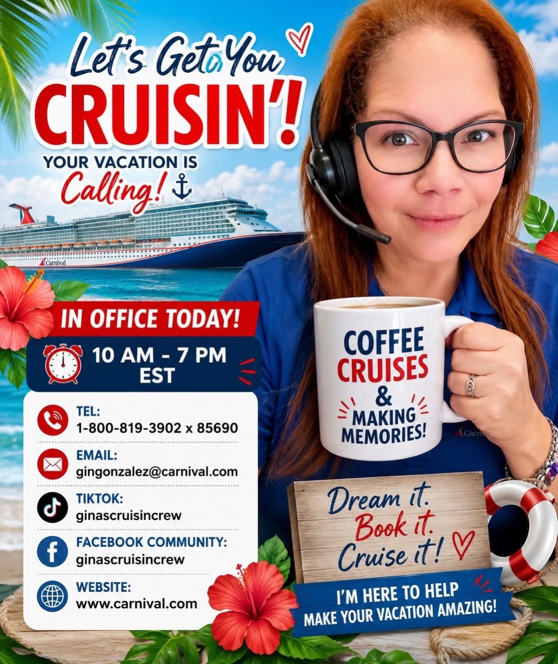 @๐ณ๏ธ Gina’s Cruisin Crew ๐ณ๏ธ