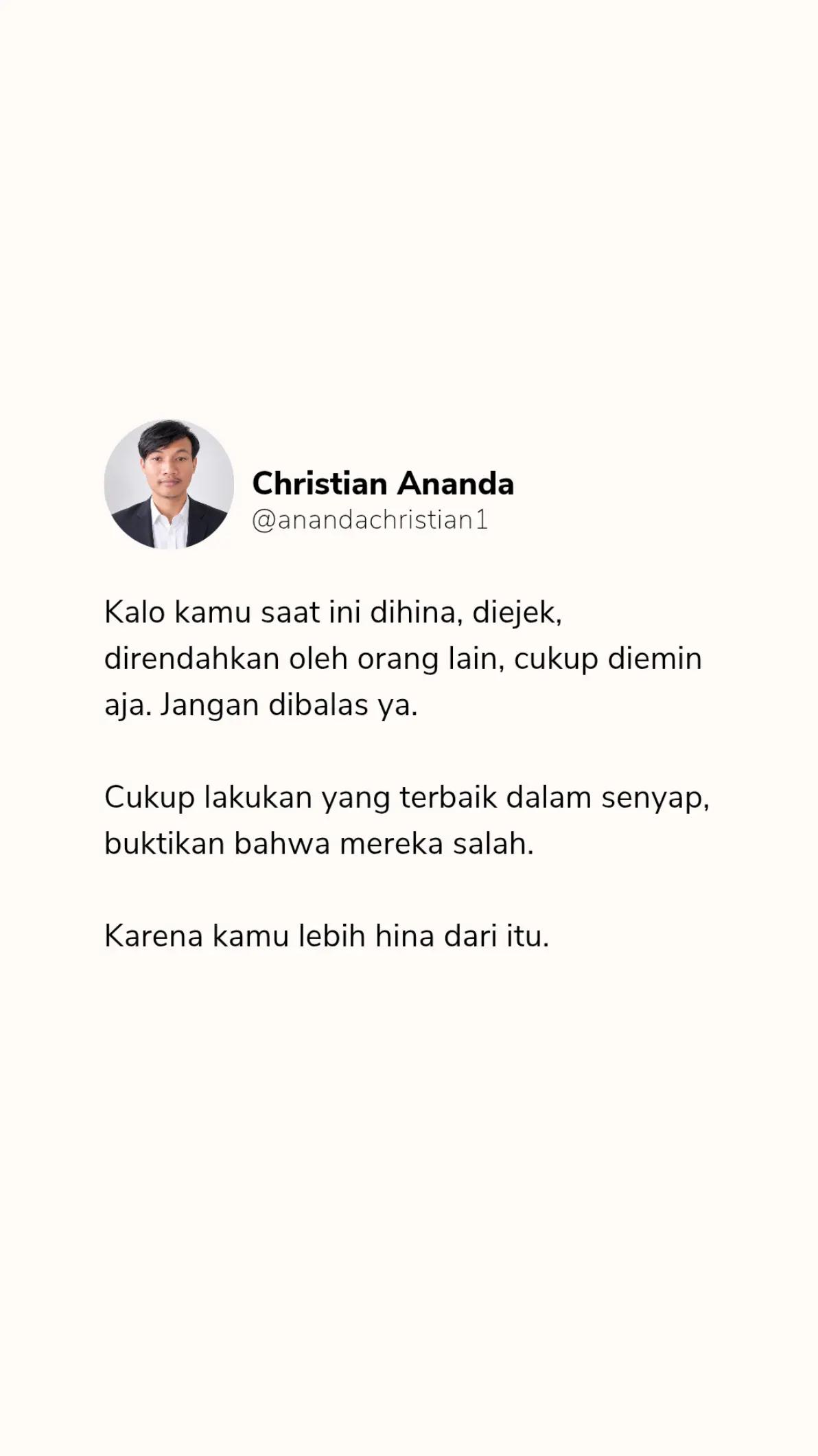 @Anandachristian