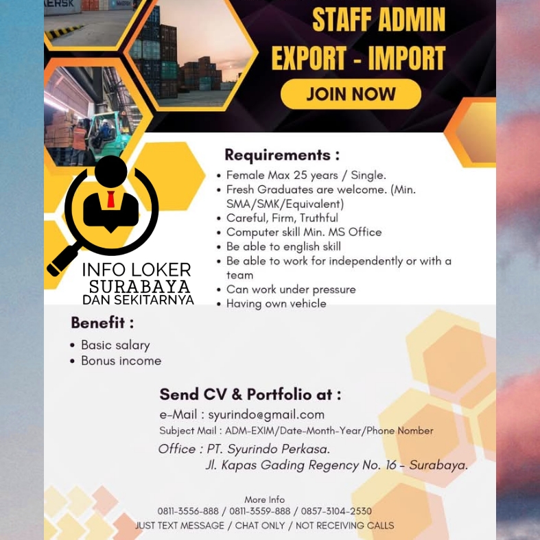 @Info Loker Jawa Timur