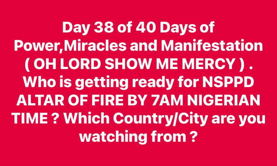 @Pastor Jerry Eze