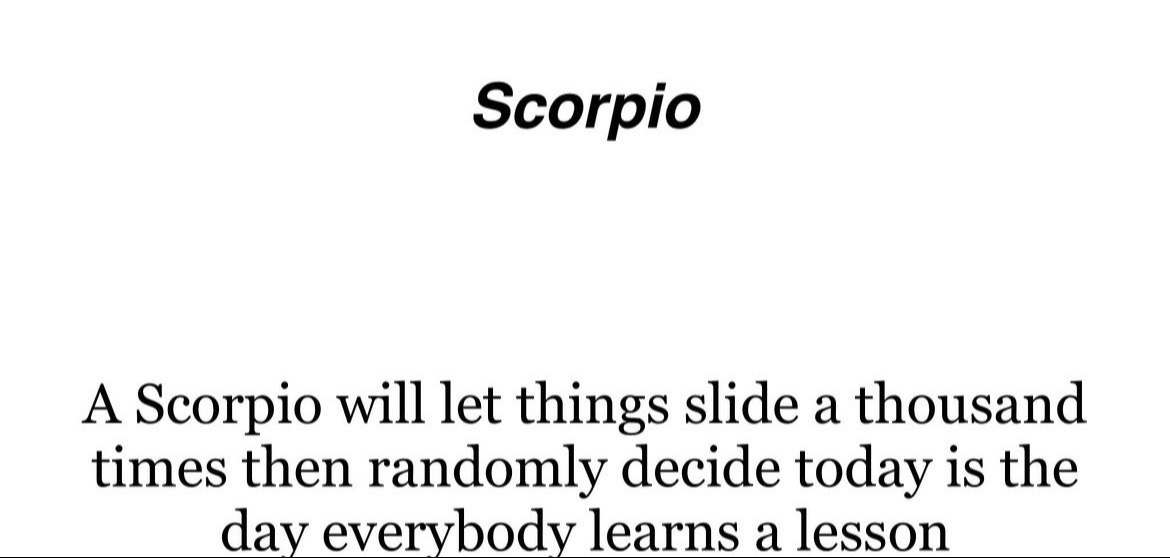 @The best of scorpios 🦂🦂❌