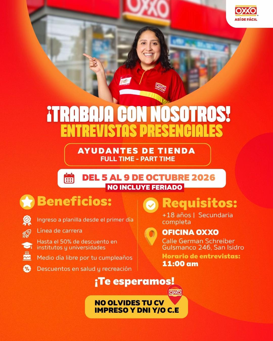 @Trabaja en OXXO Perú