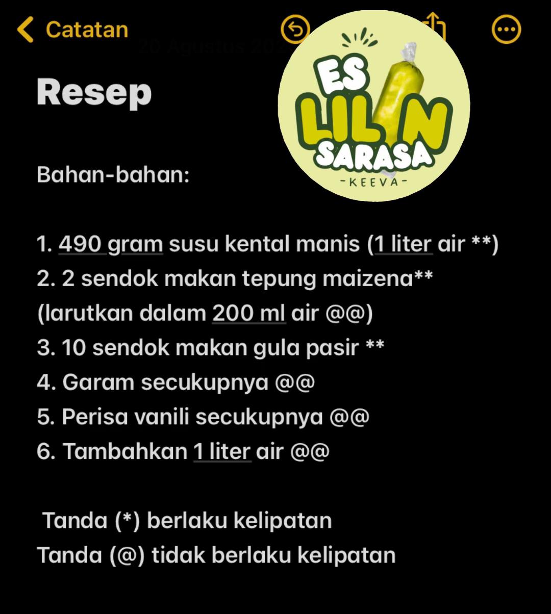 @Es Lilin Sarasa Keeva