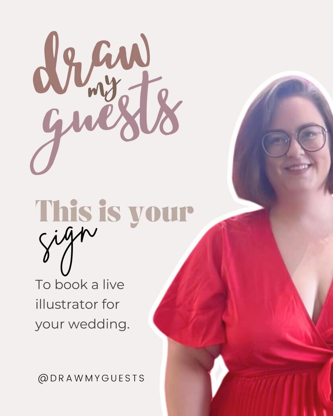 @Draw my guests - live artist