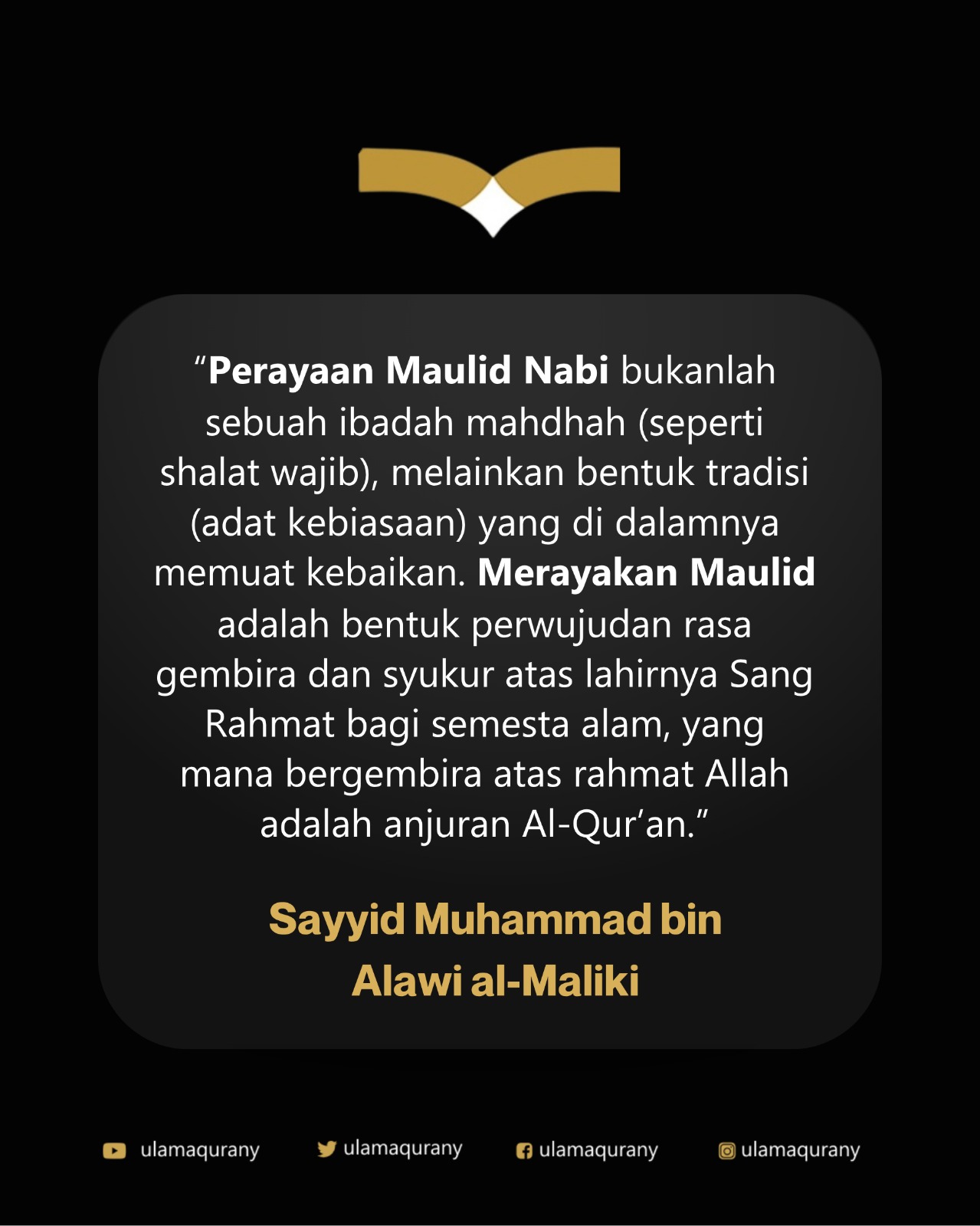 @Ulama Qurany