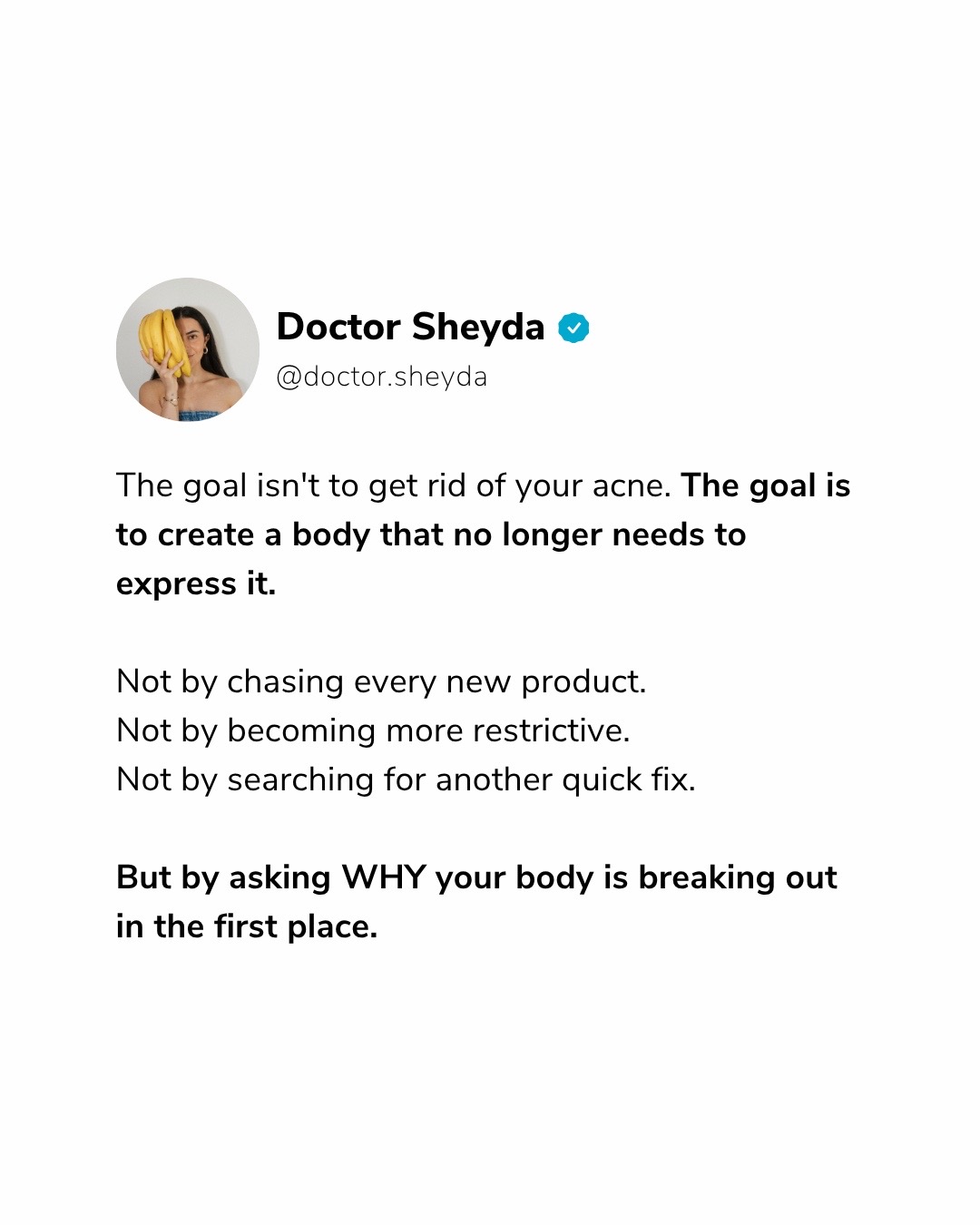 @Doctor Sheyda | Acne Expert