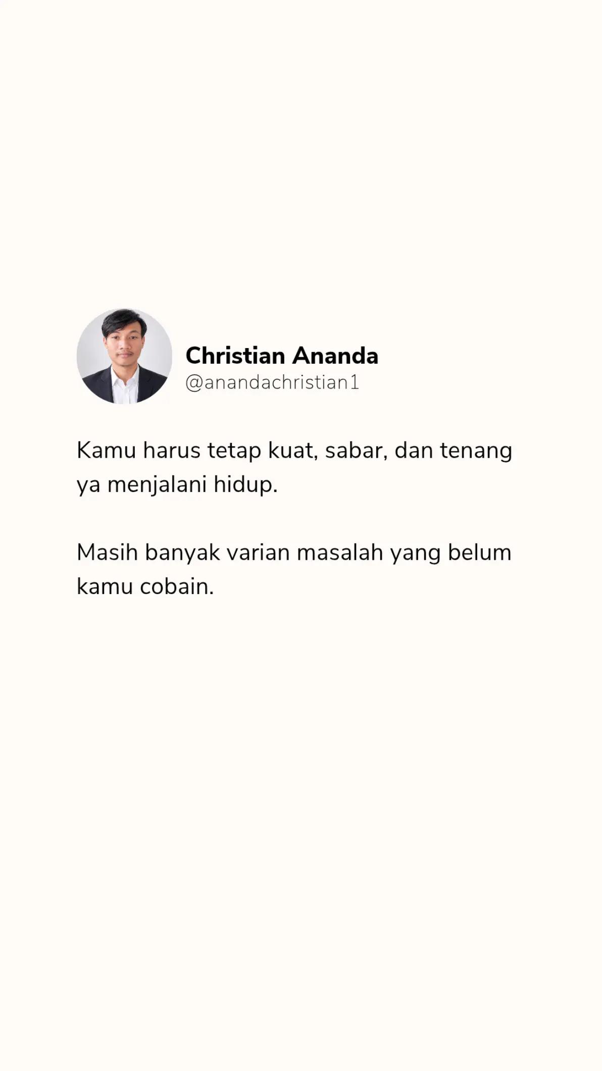 @Anandachristian