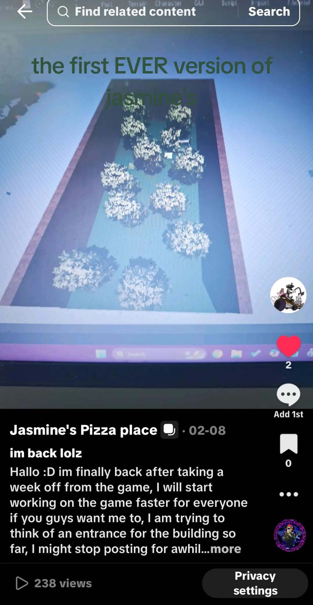 @Jasmine's pizza place ✔️