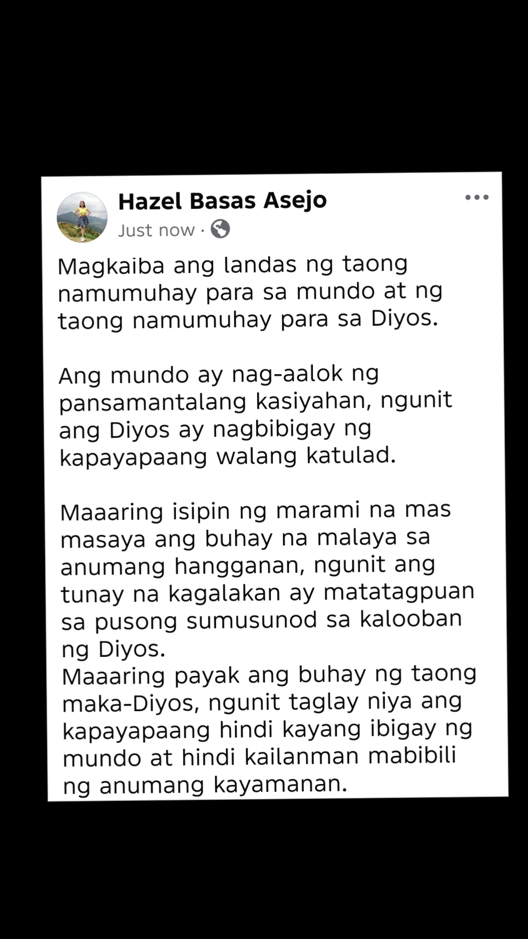 @Hazel Basas Asejo
