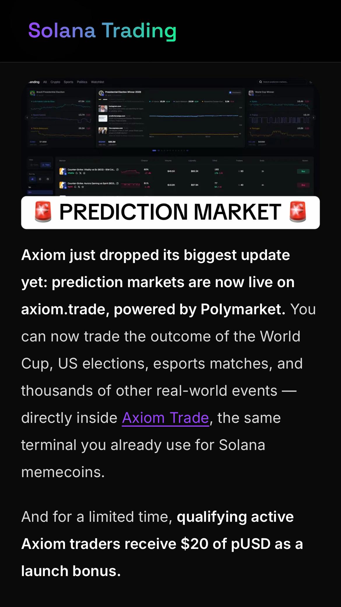 @Solana Trading ๐