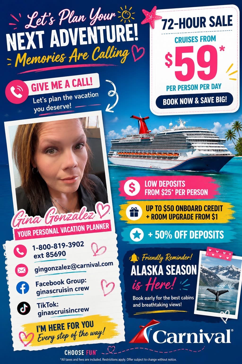 @🛳️ Gina&rsquo;s Cruisin Crew 🛳️