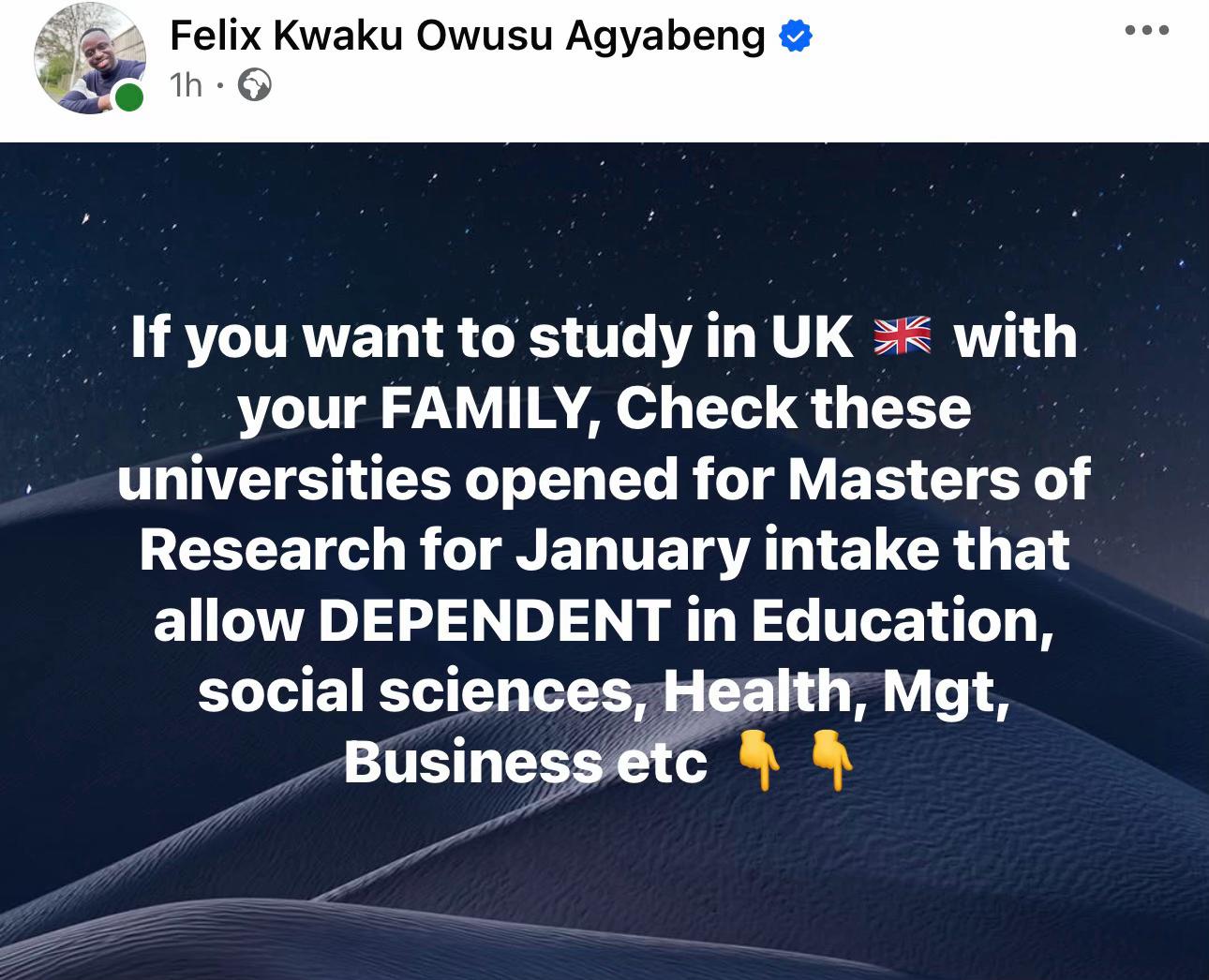 @Felix Agyabeng